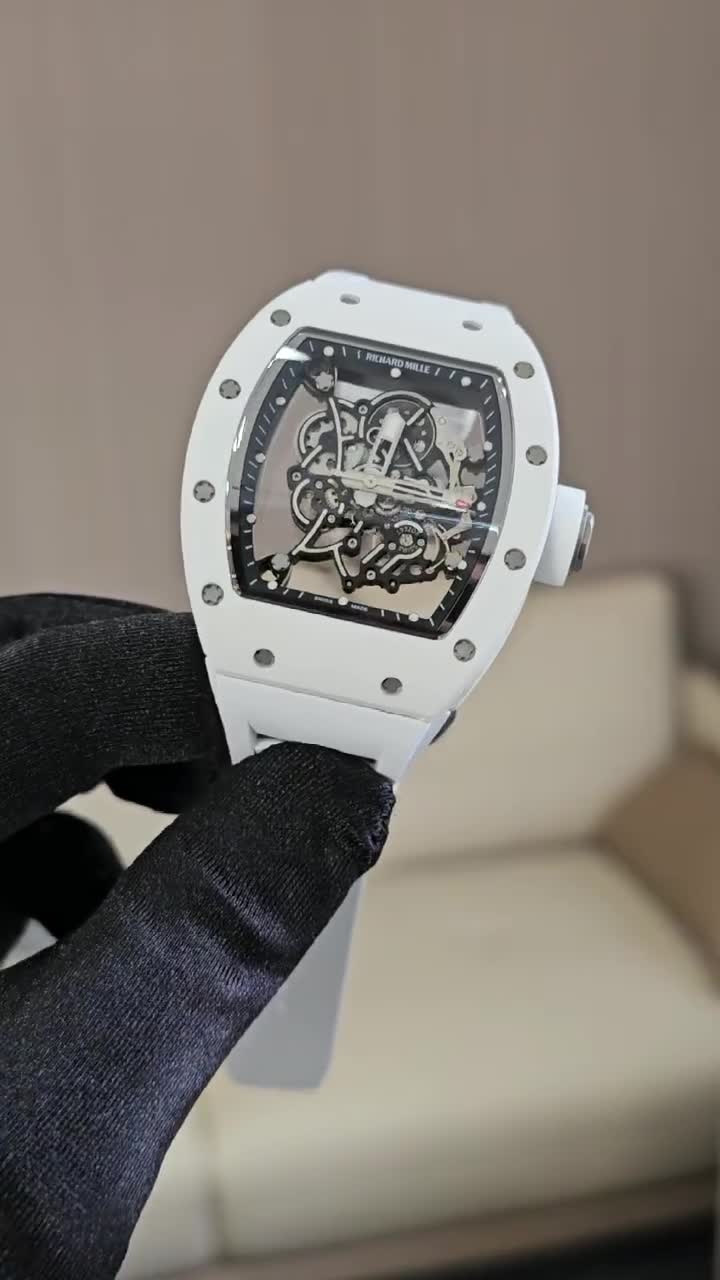 Richard Mille RM 055 Bubba Watson White Ceramic