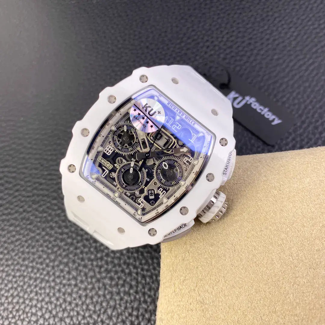 Richard Mille RM 11-03 ‘Last White Edition’ Automatic Flyback Chronograph White Ceramic