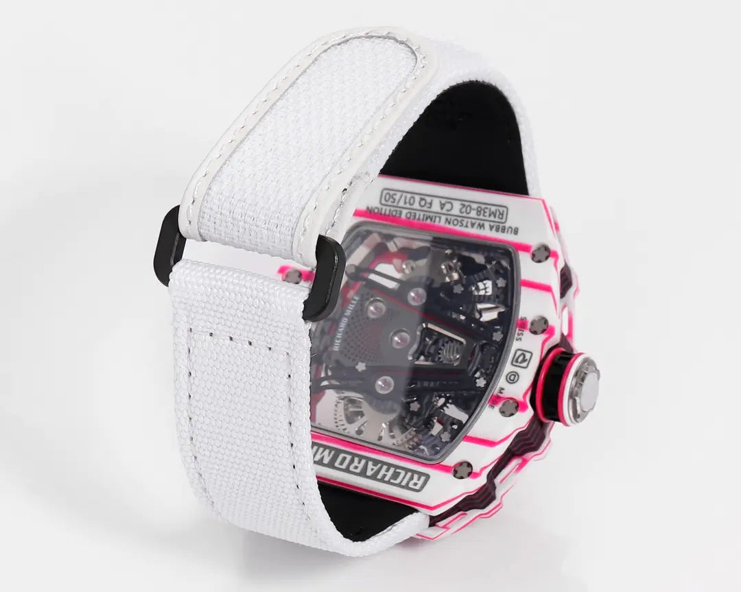 Richard Mille RM 38 02 Bubba Watson Tourbillon White Fabric Strap