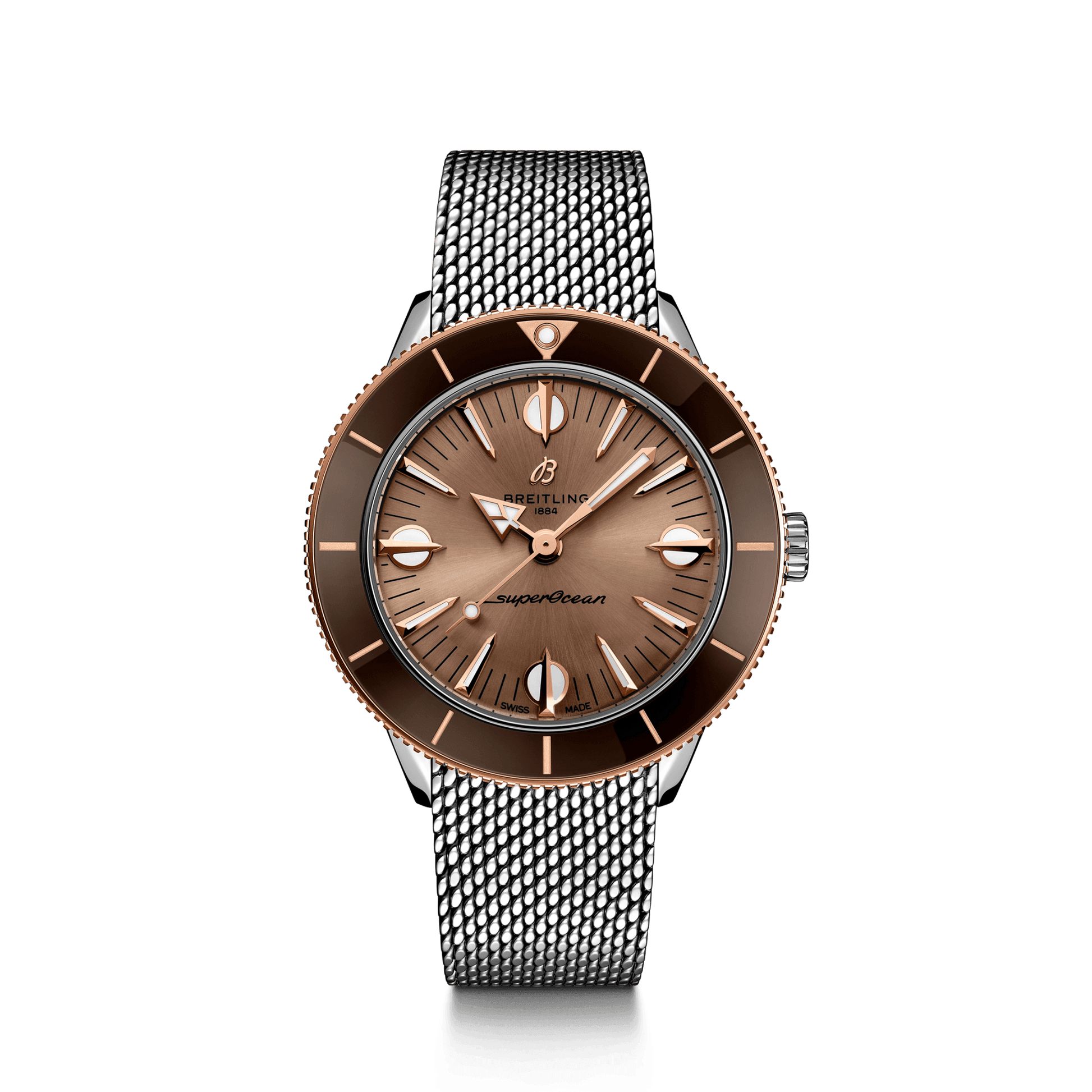 Breitling Superocean Heritage ’57 Highlands, 38mm, Stainless steel and 18k Red Gold, Ref# U10340E31A1A1, Unworn 2024