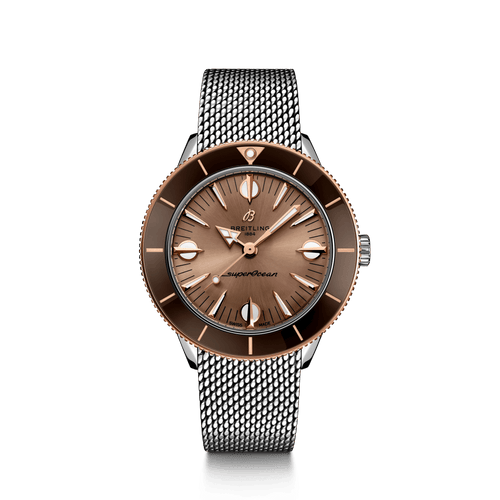 Breitling Superocean Heritage ’57 Highlands, 38mm, Stainless steel and 18k Red Gold, Ref# U10340E31A1A1, Unworn 2024