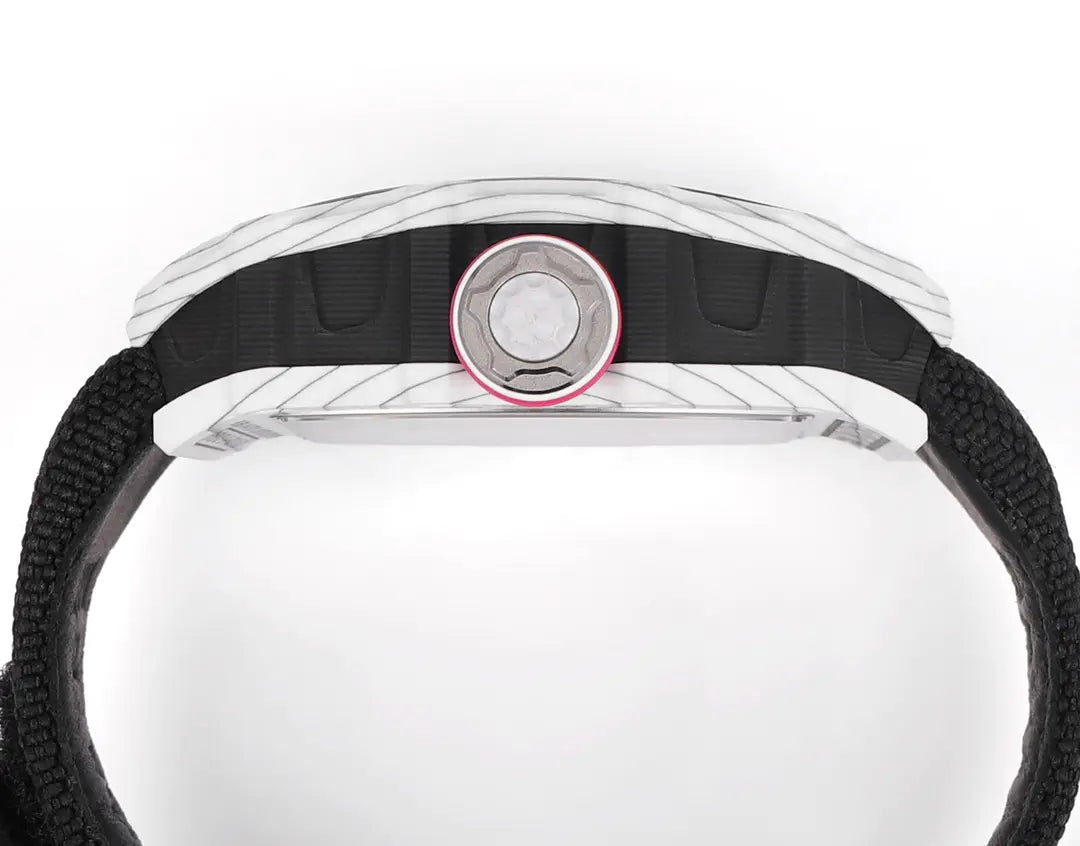 Richard Mille RM 38 02 Bubba Watson Tourbillon Black Case Rubber & Fabric Strap