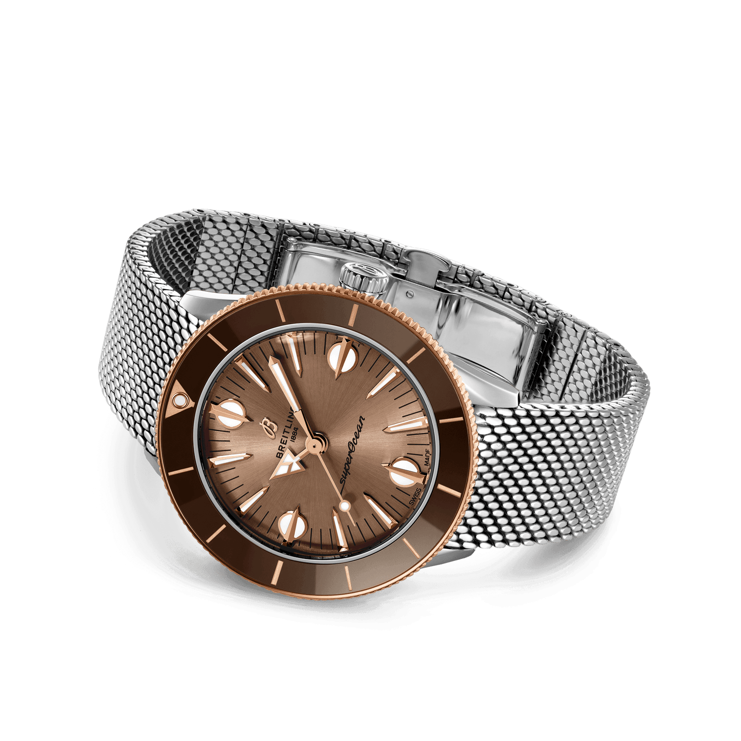 Breitling Superocean Heritage ’57 Highlands, 38mm, Stainless steel and 18k Red Gold, Ref# U10340E31A1A1, Unworn 2024