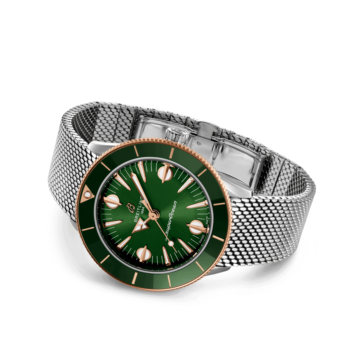 Breitling Superocean Heritage ’57 Highlands, 38mm, Stainless steel and 18k Red Gold, Ref# U10340361L1A1, Unworn 2024