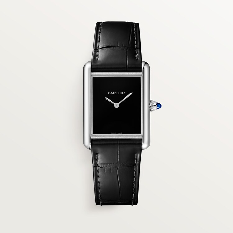 Unworn Cartier Tank Must de Cartier, Stainless Steel, 32mm x 27mm, Ref# WSTA0072, box and papers