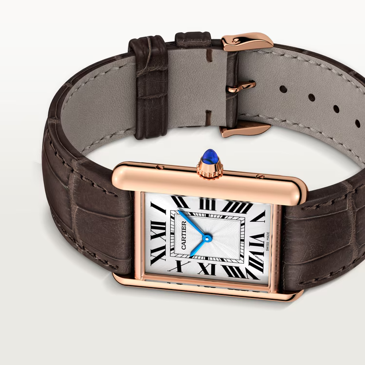 Unworn, Cartier Tank Louis Cartier, 18k Rose Gold, 33.7mm x 25.5mm, Ref# WGTA0011, box and papers