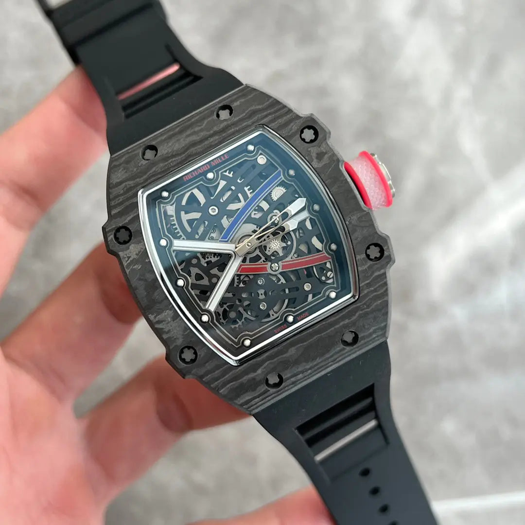 Richard Mille RM 67-02 Automatic Sebastian Ogier Black Rubber Strap