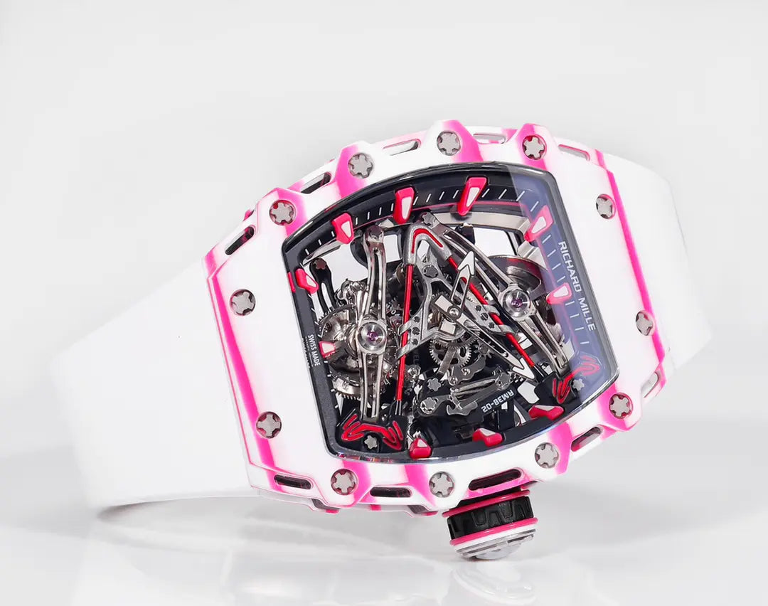 Richard Mille RM 38 02 Bubba Watson Tourbillon White Rubber Strap