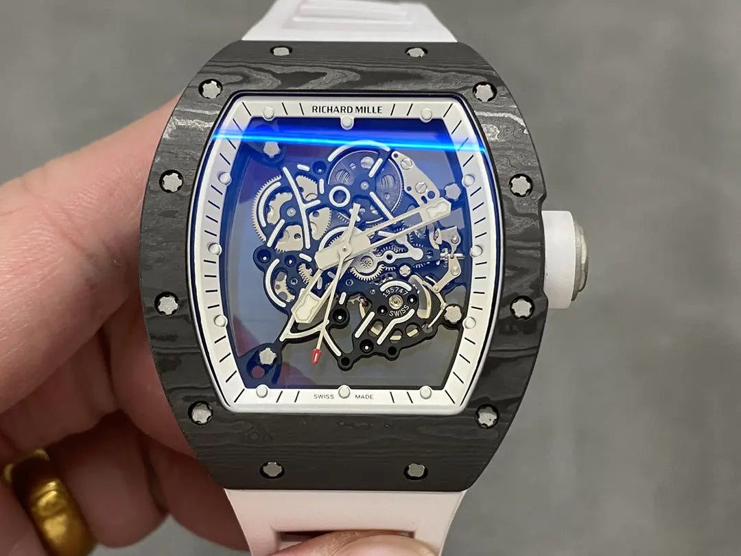 Richard Mille RM 055 “Bubba Watson” featuring a black NTPT carbon fiber case
