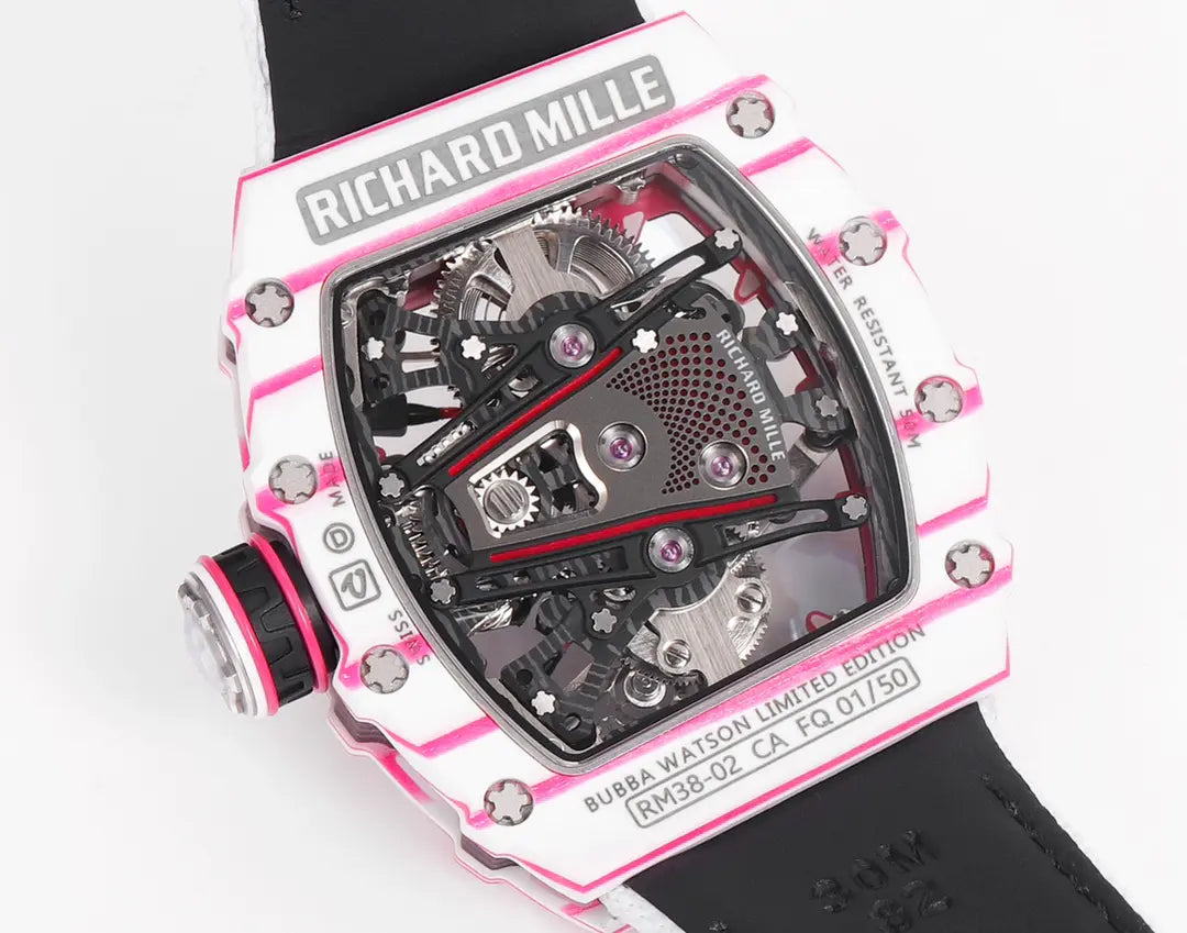 Richard Mille RM 38 02 Bubba Watson Tourbillon Black Rubber Strap