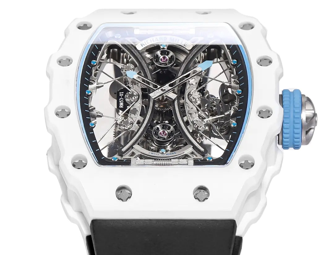 Richard Mille RM 53-01 Pablo MacDonough Skeleton Dial Black Rubber Strap