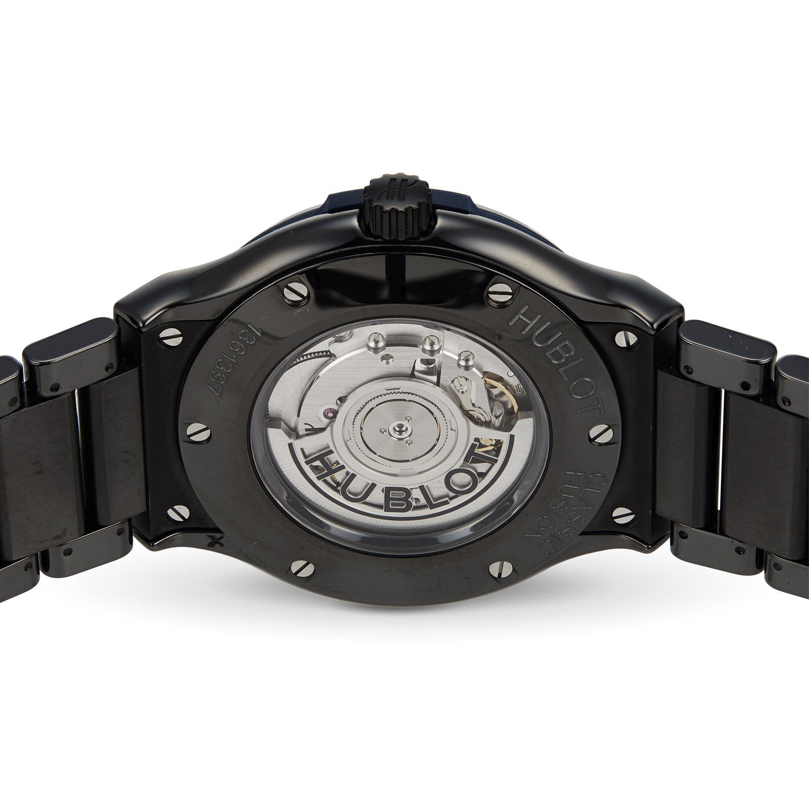 Hublot Classic Fusion Automatic 45mm Ceramic Blue, Ref# 510.CM.7170.CM, Unworn 2025