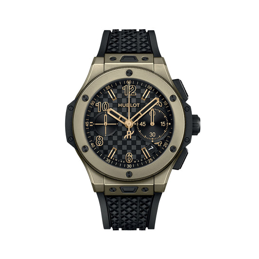Unworn Hublot Big Bang 20th Anniversary Full Magic Gold 43, 431.MX.1330.RX, box and papers