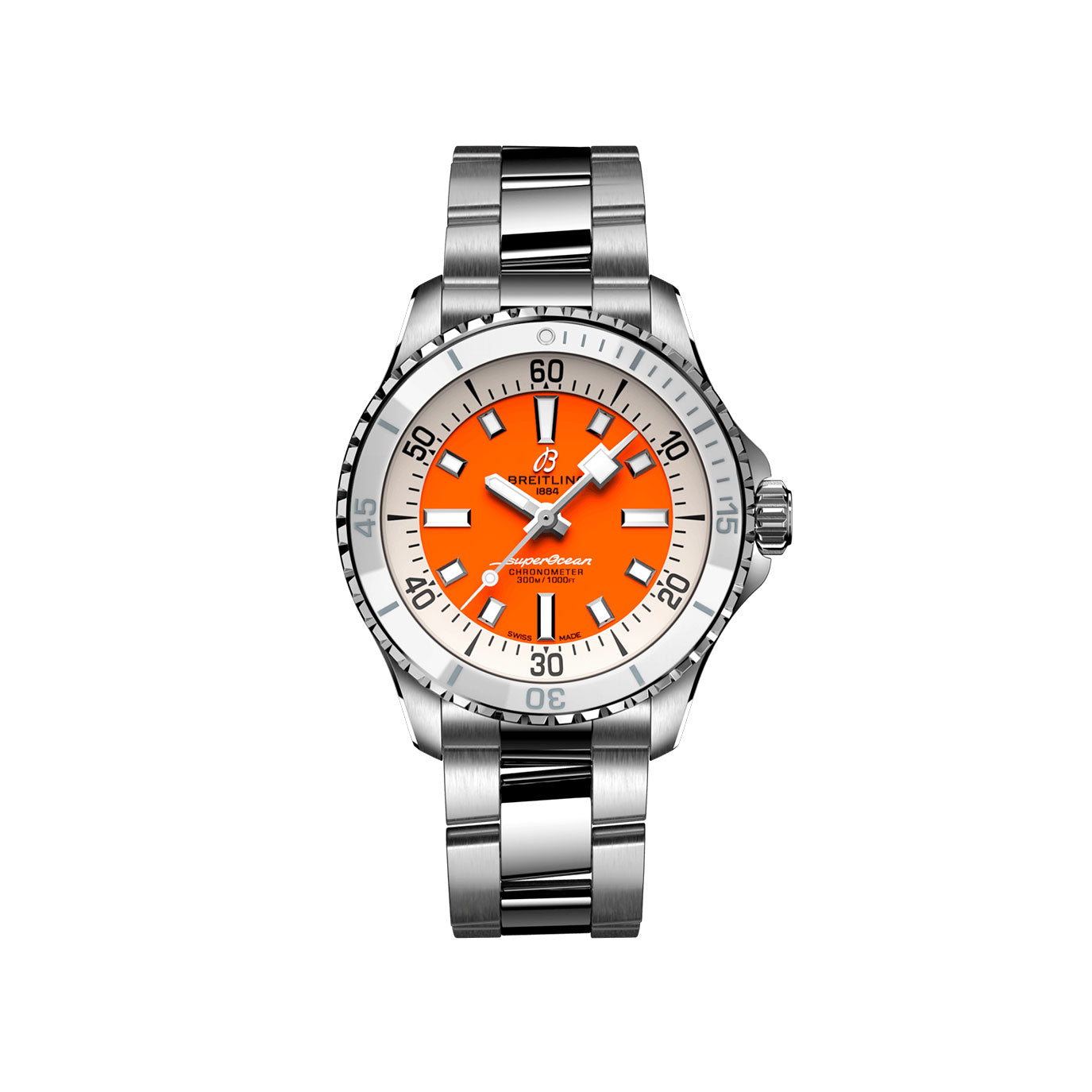 Breitling Superocean Automatic 36,  Stainless steel, Ref# A17377211O1A1, Unworn 2024