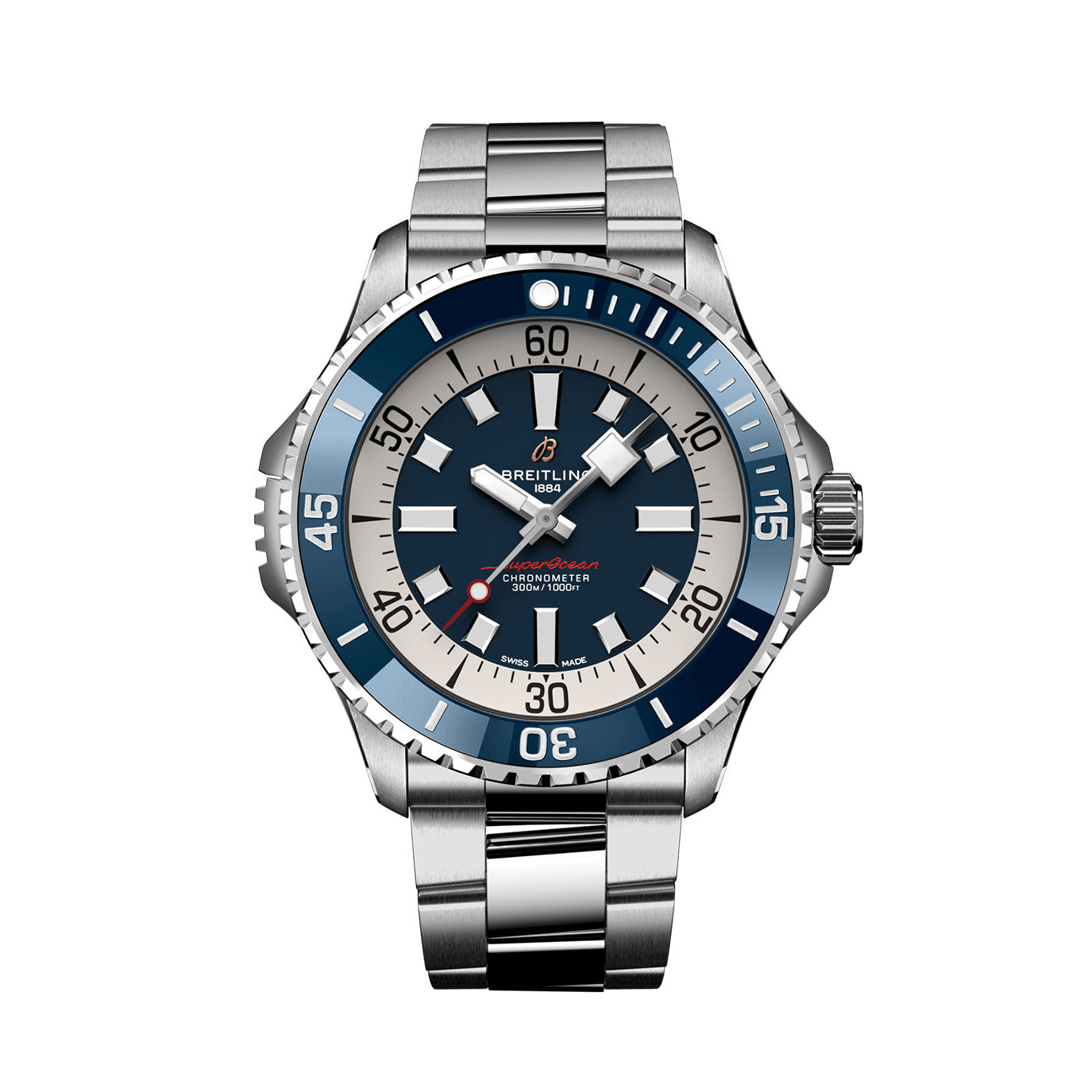Breitling Superocean Automatic 46, Stainless steel, Ref# A17378E71C1A1, Unworn 2024
