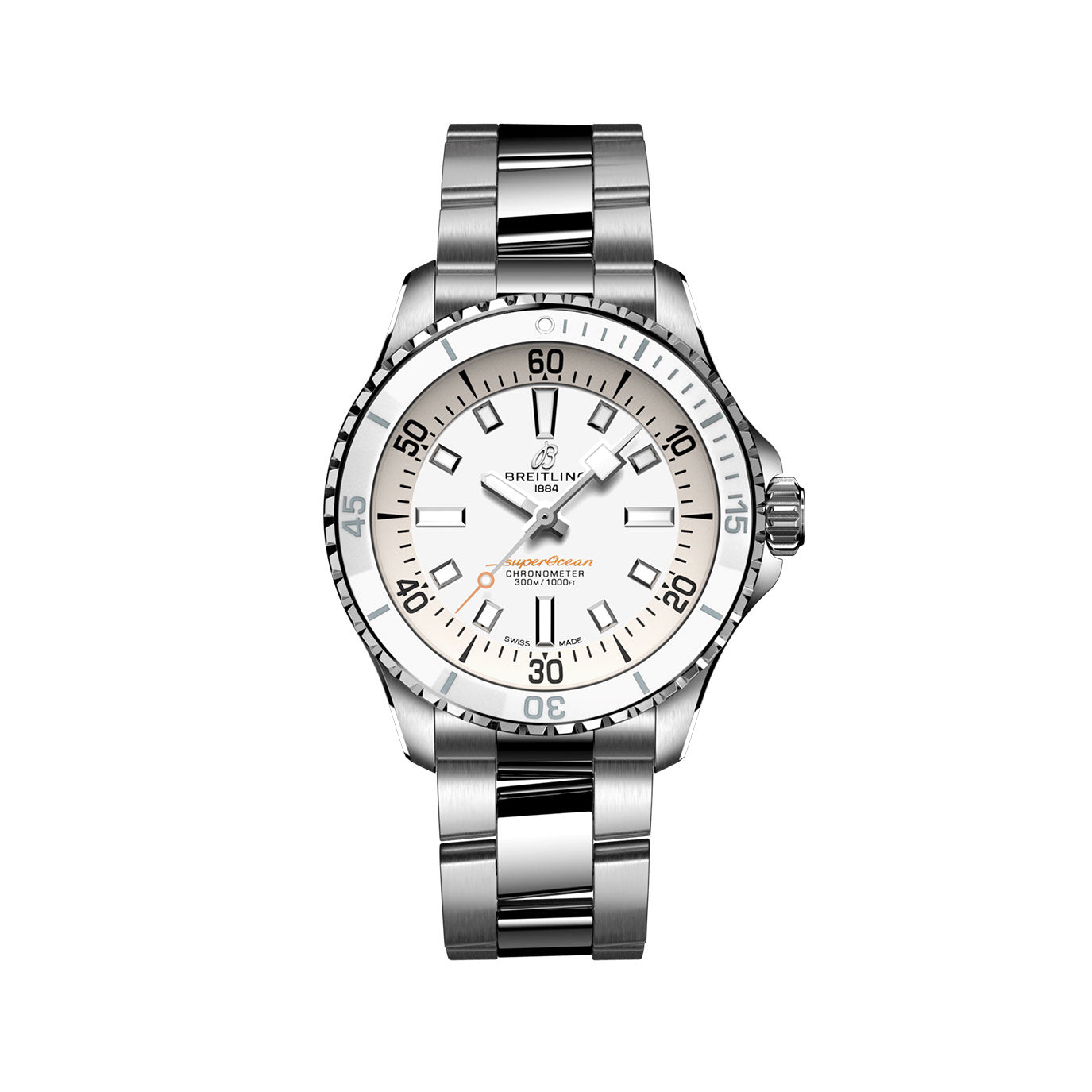 Breitling Superocean AUTOMATIC 36,  Stainless steel, Ref# A17377211A1A1, Unworn 2024