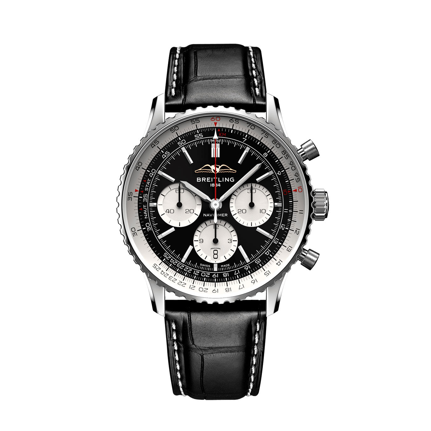 Breitling Navitimer B01 Chronograph 43,  Stainless steel, Ref# AB0138211B1P1, Unworn 2024