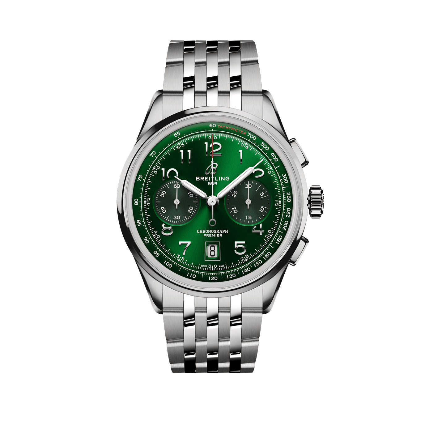 Breitling Premier B01 Chronograph Ref# AB0145371L1A1, box and papers