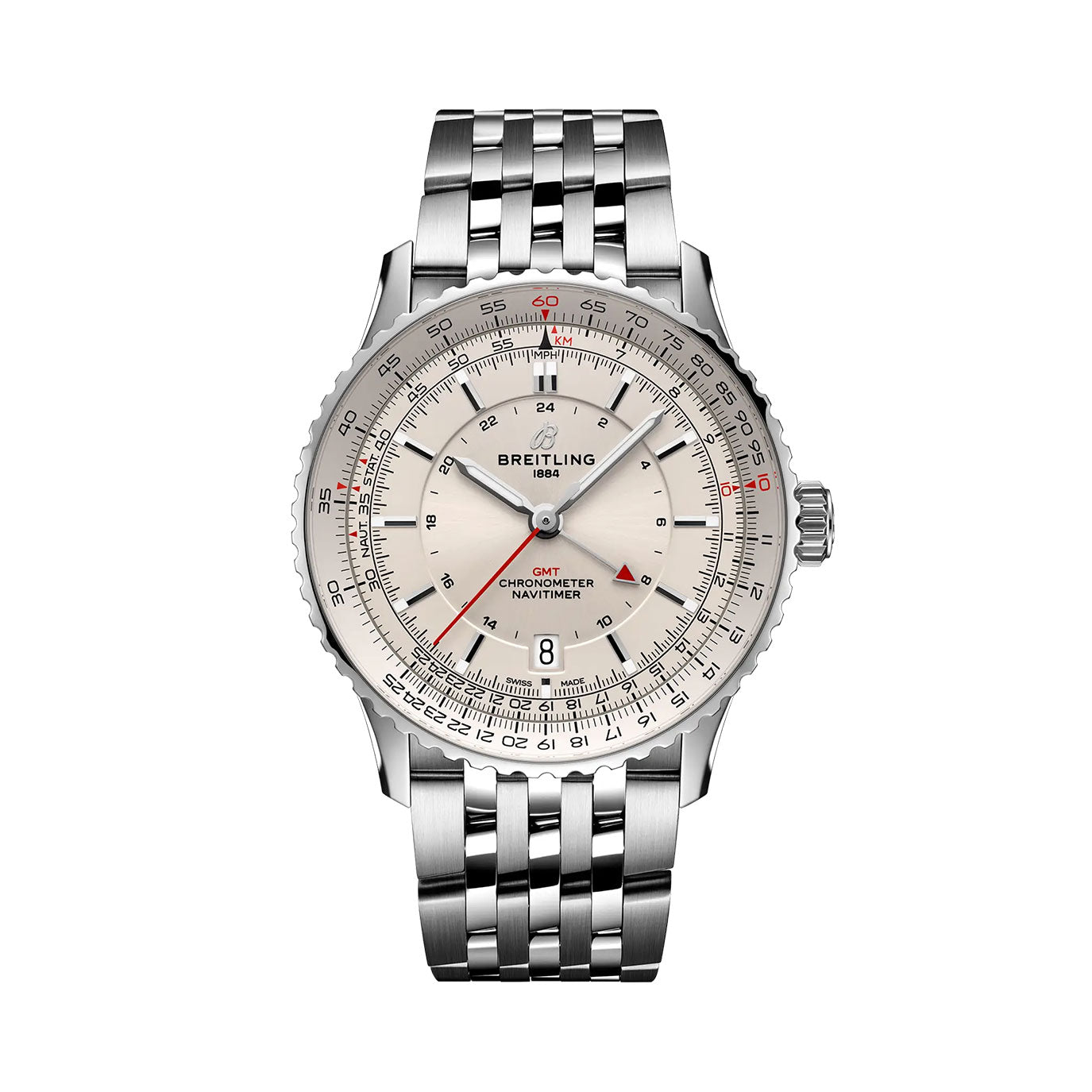 2024 Unworn, Breitling Navitimer Automatic GMT, A32310211G1A1, box and papers