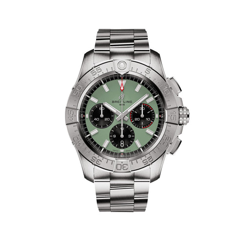 Unworn Breitling Avenger B01 Chronograph 44 Ref# AB0147101L1A1, box and papers