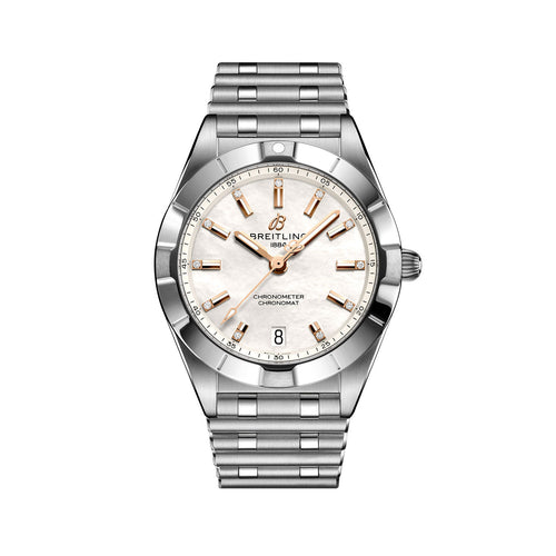 Breitling Chronomat 32, Stainless stee and Diamondsl, Ref# A77310101A4A1, Unworn 2024