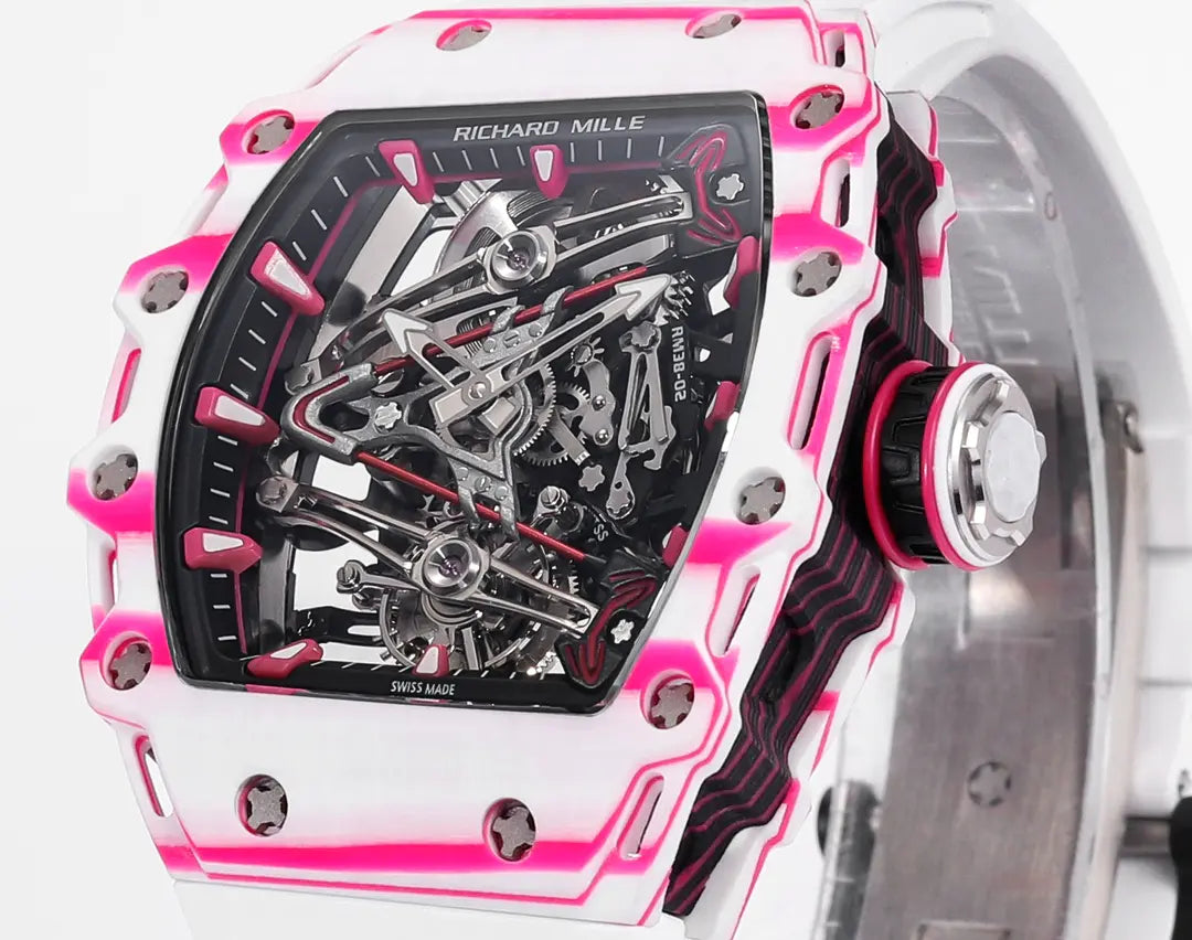 Richard Mille RM 38 02 Bubba Watson Tourbillon White Rubber Strap