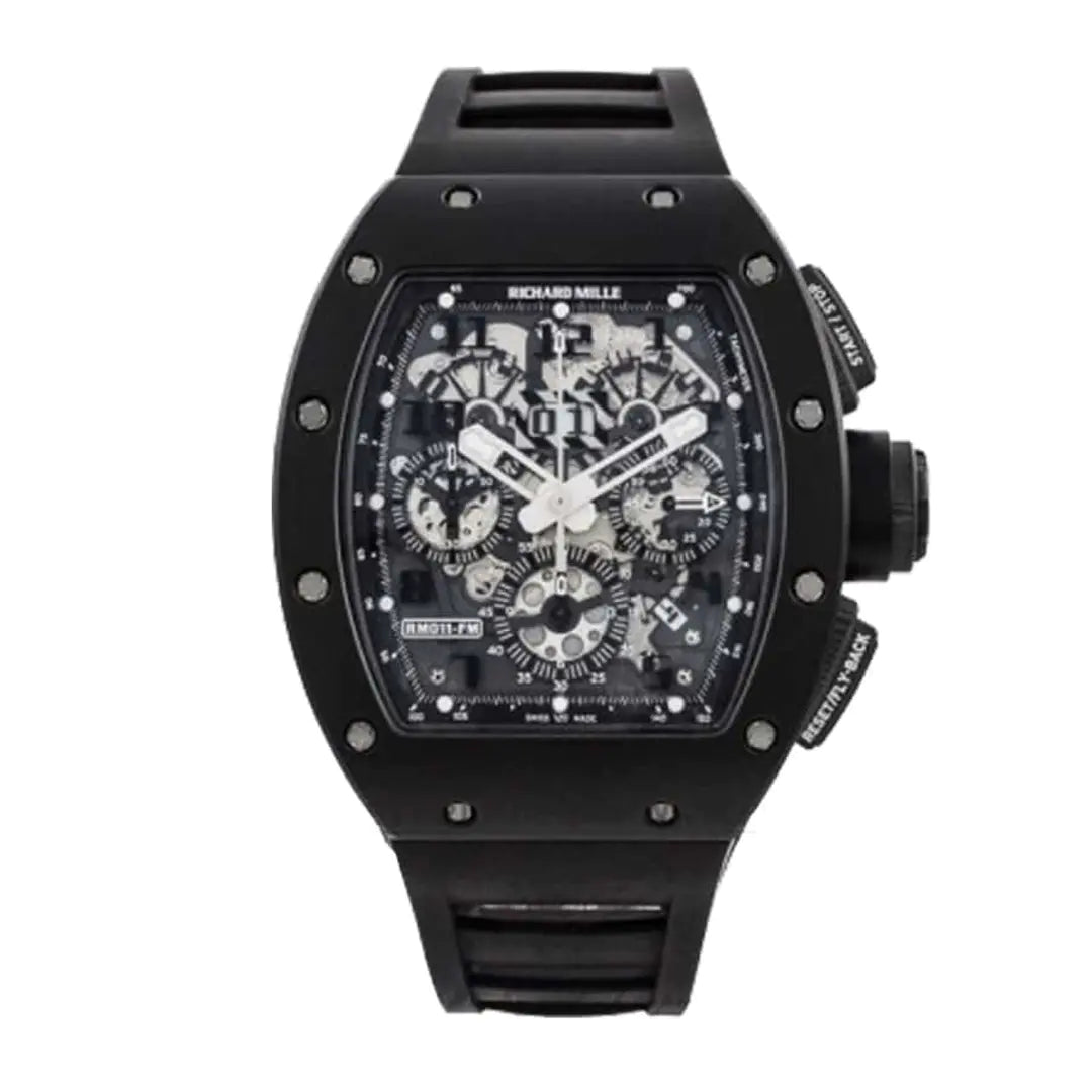 Richard Mille Rm011 Black Phantom Carbon