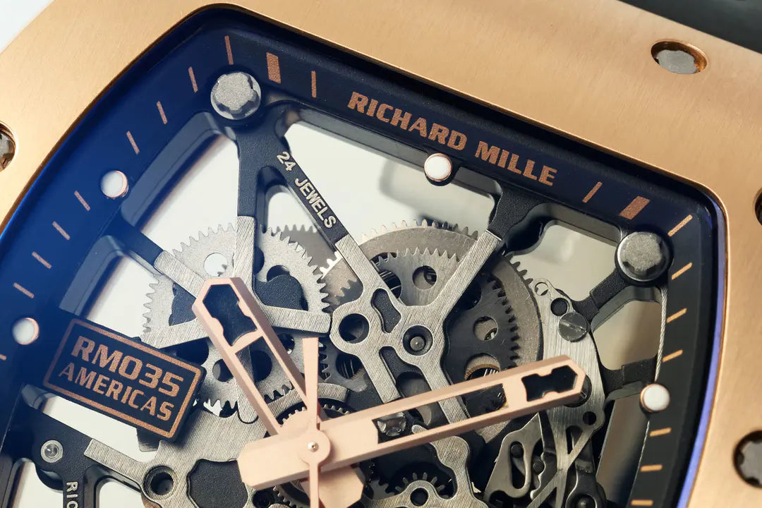 Richard Mille RM 035 Black Toro Nadal Rose Gold