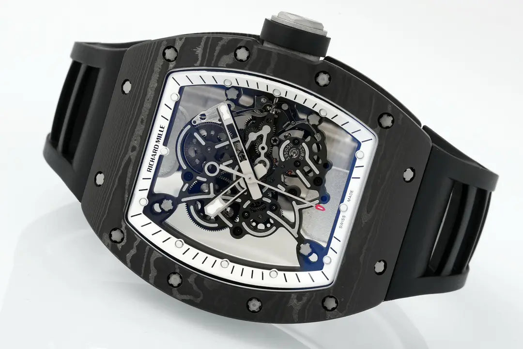 Richard Miller RM 055 RMUL2 NTPT Carbon Fiber Black & White