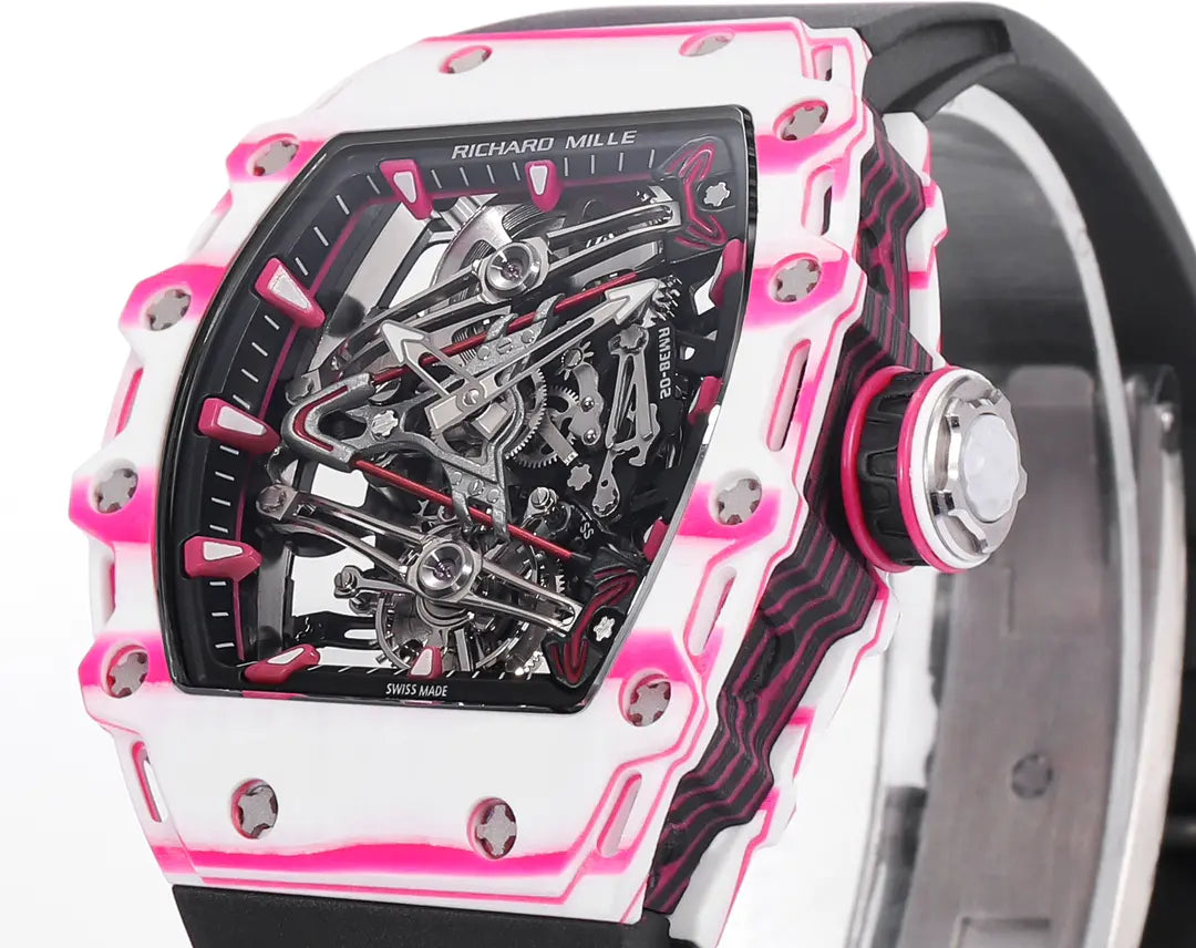 Richard Mille RM 38 02 Bubba Watson Tourbillon Black Rubber Strap
