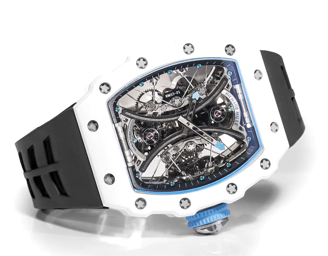 Richard Mille RM 53-01 Pablo MacDonough Skeleton Dial Black Rubber Strap