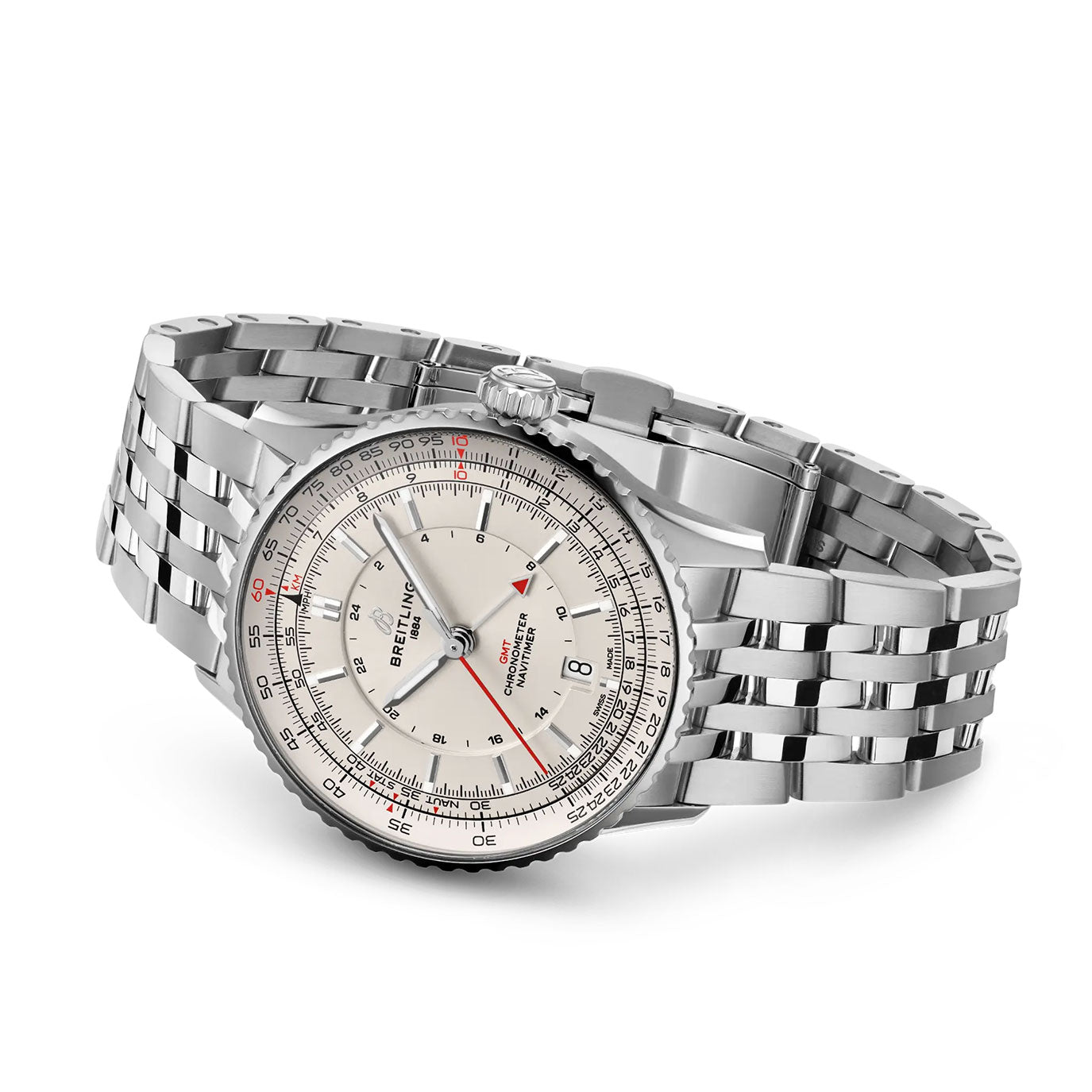 2024 Unworn, Breitling Navitimer Automatic GMT, A32310211G1A1, box and papers