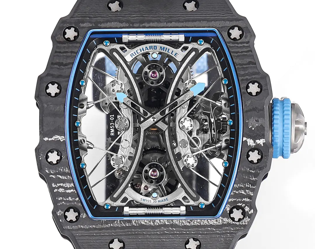 Richard Mille RM 53-01 Tourbillon Pablo Mac Donough Blue Fabric Strap