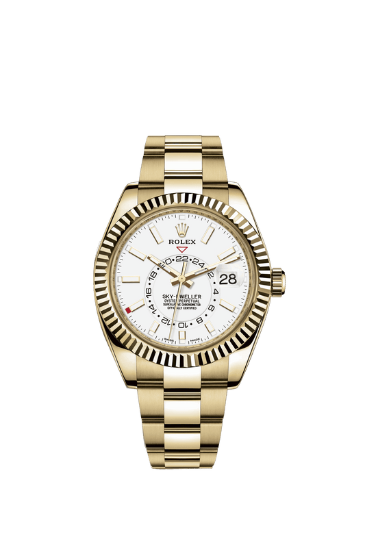 Rolex Sky-Dweller 42mm, 18k Yellow Gold, Ref# 326938-0005