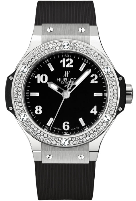 Hublot Big Bang, Steel, Black Diamonds, 38mm, Ref# 361.SX.1270.RX.1104, Unworn 2025