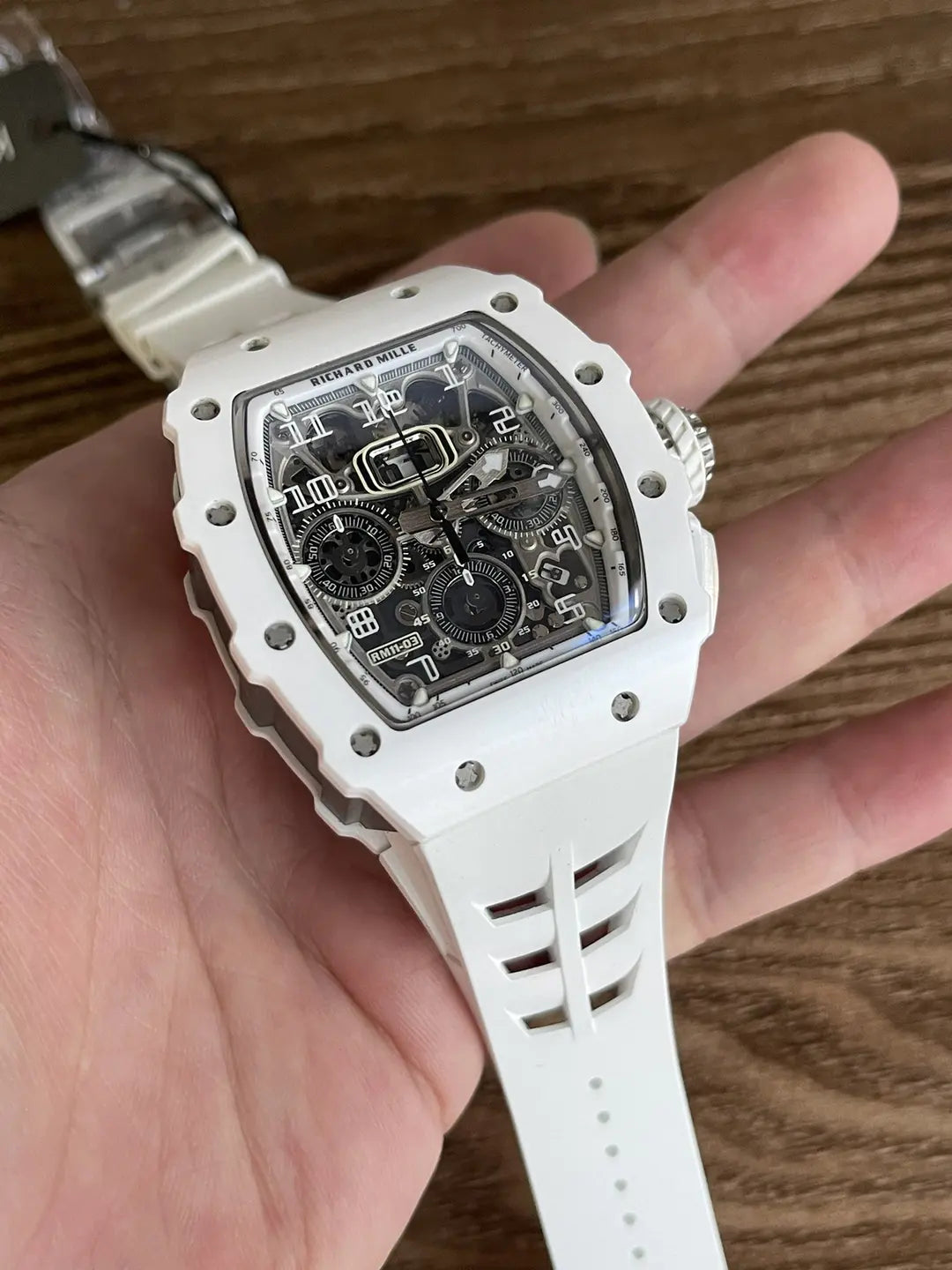 Richard Mille RM 11-03 ‘Last White Edition’ Automatic Flyback Chronograph White Ceramic