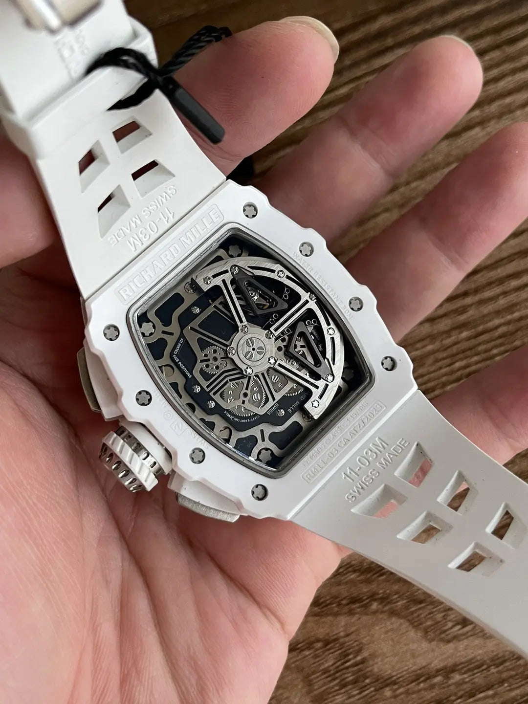 Richard Mille RM 11-03 ‘Last White Edition’ Automatic Flyback Chronograph White Ceramic