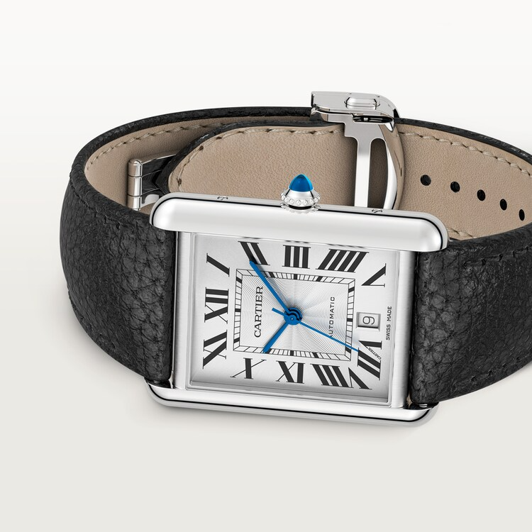 Unworn Cartier Tank Must de Cartier, Extra-large Stainless Steel, 41mm x 31mm, Ref# WSTA0040, box and papers