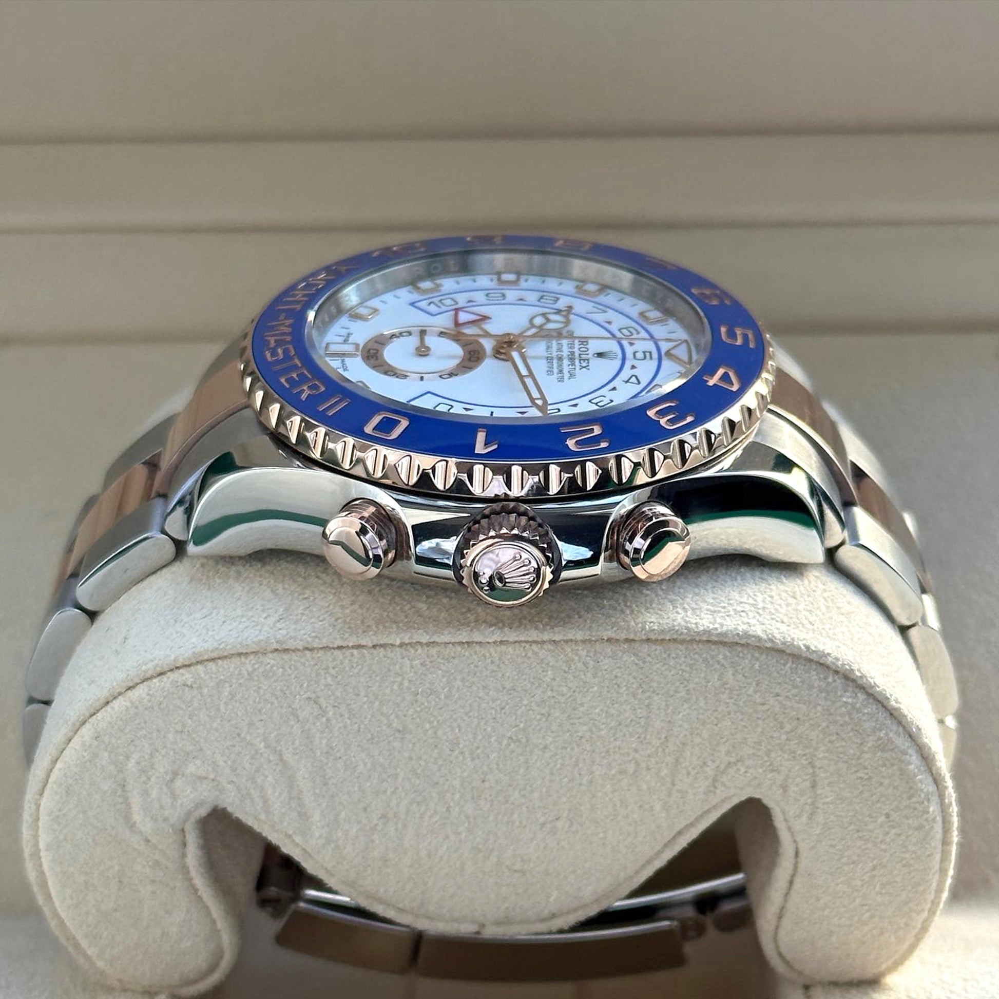 Rolex Yacht-Master II, Stainless Steel and 18k Everose Gold, 44mm, Ref# 116681-0002