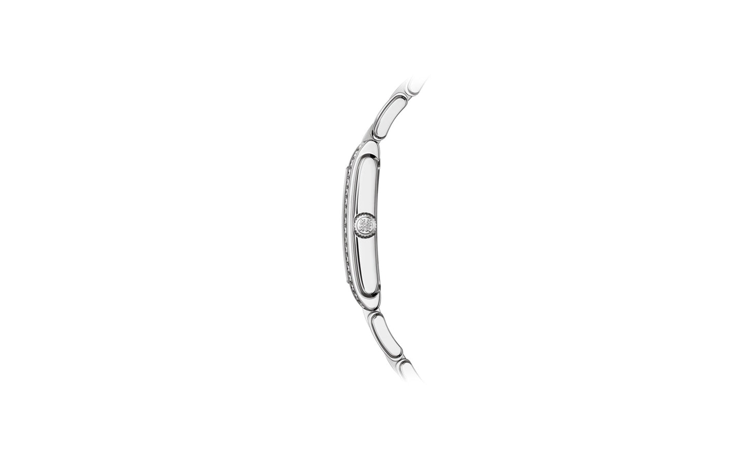 Patek Philippe Twenty~4 Quartz Ladies Watch, Stainless Steel with 36 Diamond (~0.42 ct), 25.1 x 30 mm, Ref# 4910/1200A-001