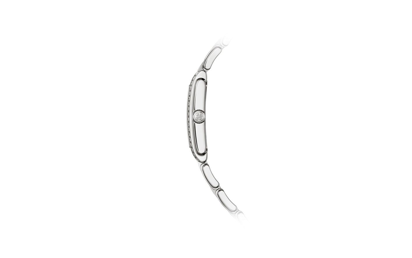 Patek Philippe Twenty~4 Quartz Ladies Watch, Stainless Steel with 36 Diamond (~0.42 ct), 25.1 x 30 mm, Ref# 4910/1200A-011