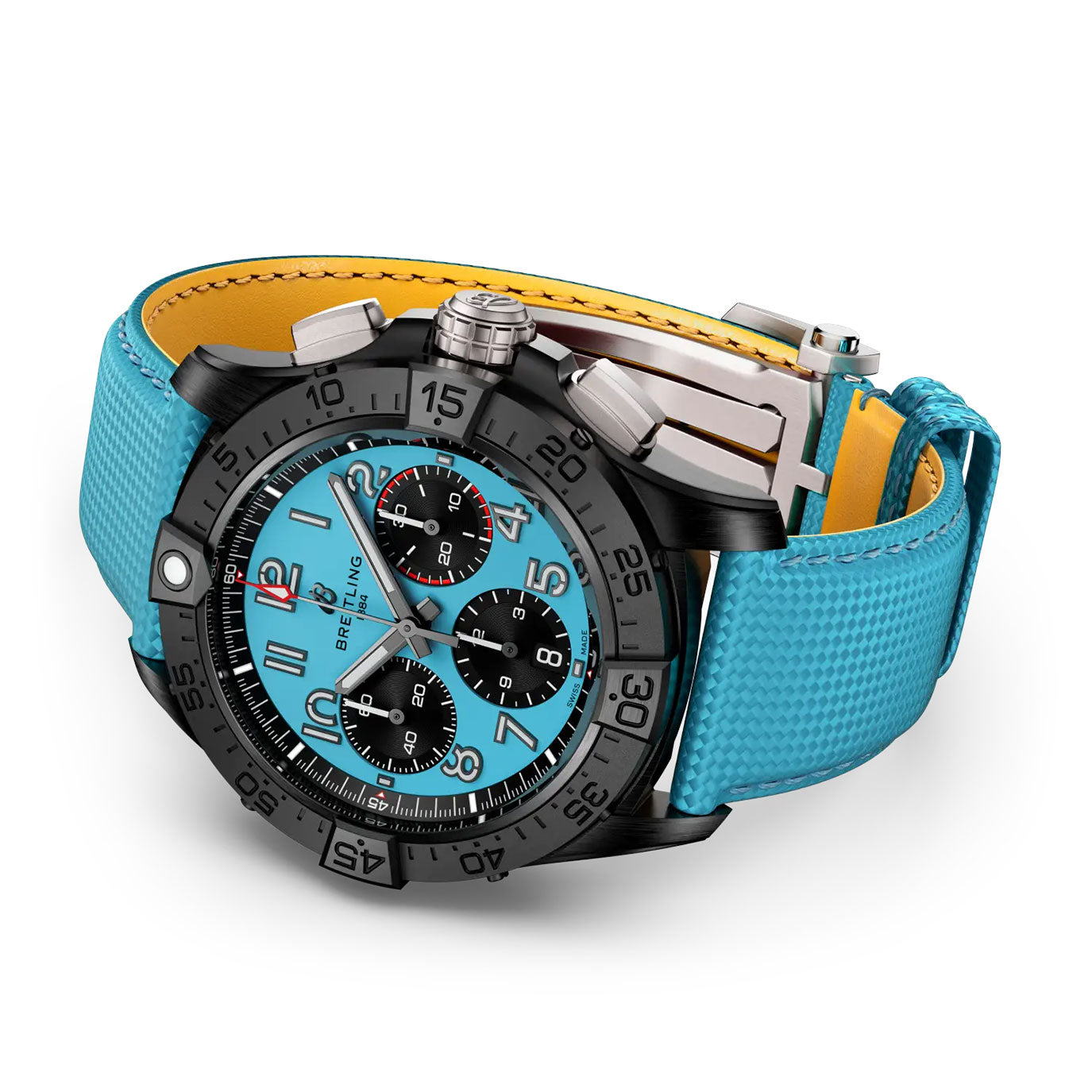 Unworn Breitling Avenger B01 Chronograph 42 Night Mission, SB0146101L1X1, box and papers