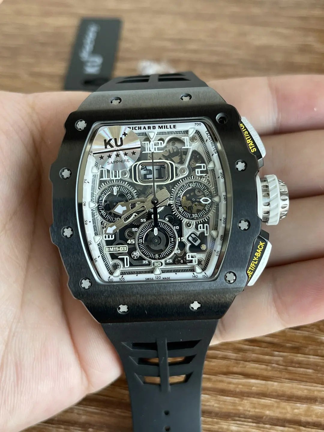 Richard Mille RM 11-03 ‘Last Black Edition’ Automatic Flyback Chronograph Black Ceramic