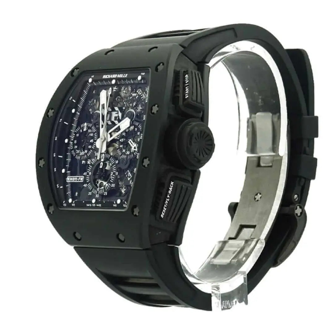 Richard Mille Rm011 Black Phantom Carbon
