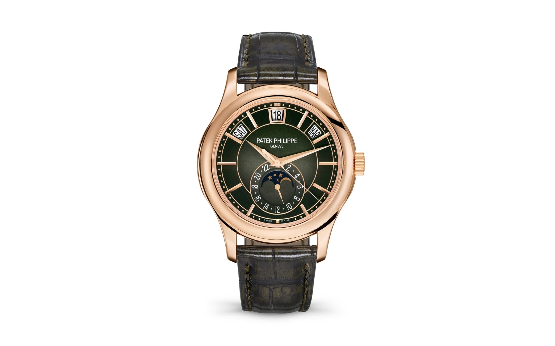 Patek Philippe Complication, 18k Rose Gold, 40mm, Annual Calendar Ref# 5205R-011