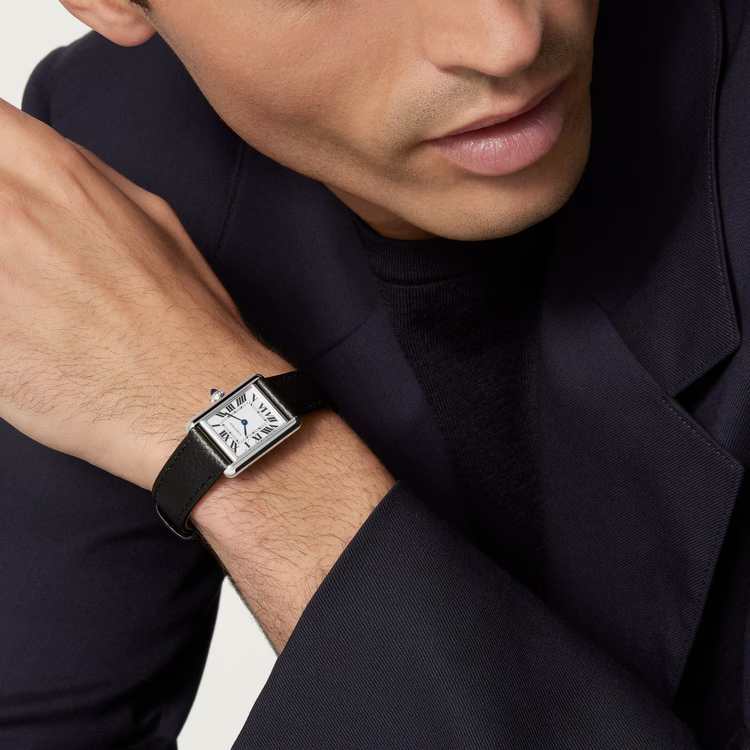 Unworn Cartier Tank Must SolarBeat™ de Cartier, Small Stainless Steel, 29.5mm x 22mm, Ref# WSTA0060, box and papers