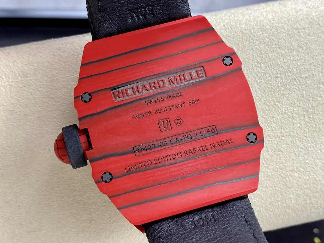 Richard Mille RM27-03 Tourbillon Rafael Nadal Red TPT Quartz Edition Red Carb