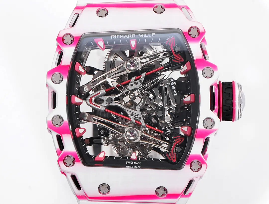 Richard Mille RM 38 02 Bubba Watson Tourbillon White Rubber Strap