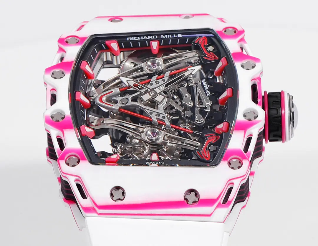 Richard Mille RM 38 02 Bubba Watson Tourbillon White Rubber Strap