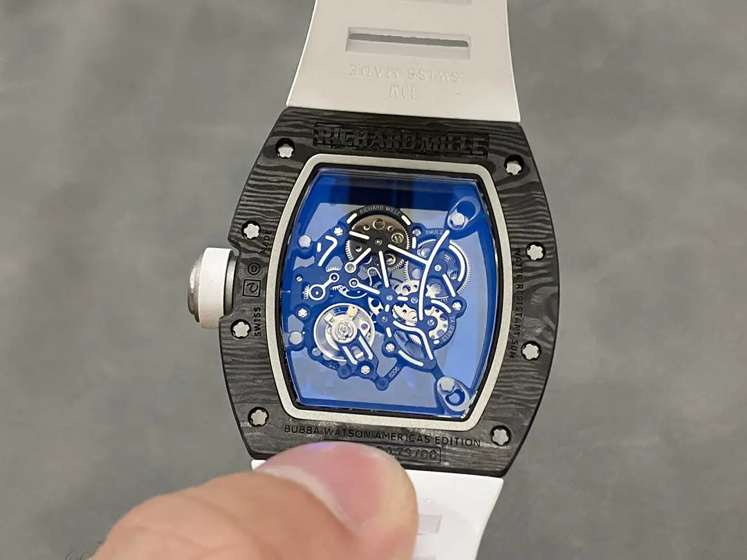 Richard Mille RM 055 “Bubba Watson” featuring a black NTPT carbon fiber case